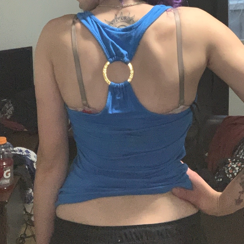 Bebe Blue Tank - Picture 2 of 6